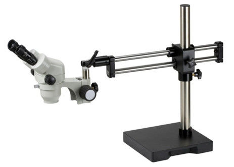 7X 45X Zoom Stereo Mikroskop Industri Teropong Lengan Fleksibel
