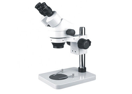 Mikroskop Stereo Zoom Teropong 7-45X Dengan Lampu Cincin LED