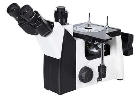 Mikroskop Optik Terbalik Trinocular 500X WF15X / 13mm Untuk Kultur Sel