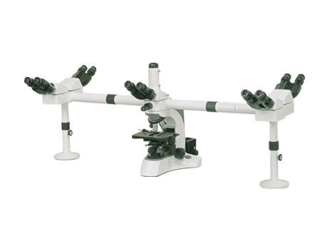 Multi Head WF10X Lab Biological Microscope Untuk Mahasiswa Kedokteran Achromatic Optical
