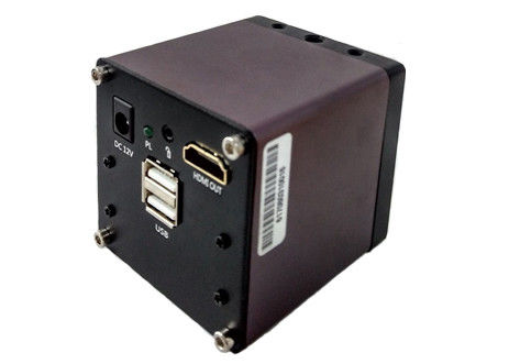 60FPS Hitam Hdmi Output Kamera 1920x1080P 2MP Usb Mikroskop Kamera