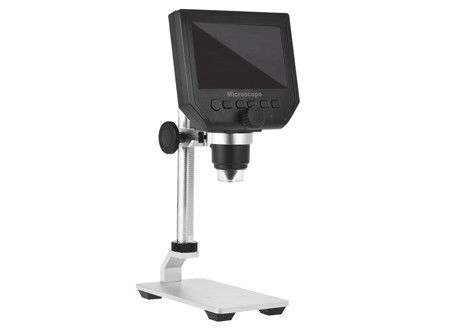Mikroskop Usb VGA Dengan Layar Lcd 600x3.6MP 8 Lampu LED Perbaikan PCB