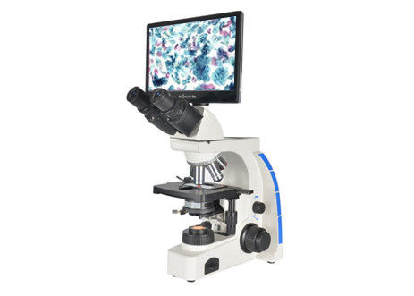 Mikroskop Nirkabel Trinocular Biological Lcd Digital WF10X 20mm Fase Kontras