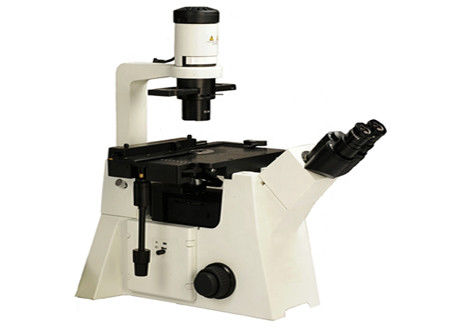 Mikroskop Elektron Kontras Fase Terbalik Optik Laboratorium Trinocular 1000X