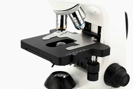 4 Posisi 40X Lab Biological Microscope Dengan Tahap Mekanik