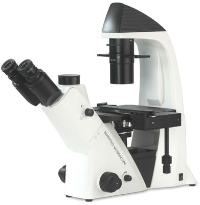 40X-400X Mikroskop Optik Terbalik WF10X 22mm Untuk Pengamatan Dan Budidaya Sel