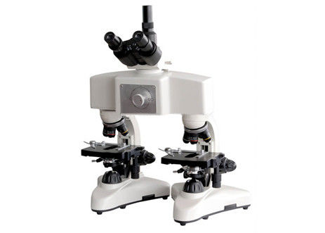 kualitas  White Forensic Comparison Microscope 40X 100x Magnification Microscope pabrik