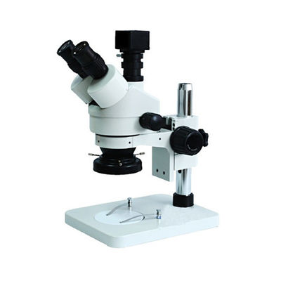 Mikroskop Stereo Trinocular 7-45X Dengan Kamera Digital Untuk Proyektor Dan Komputer