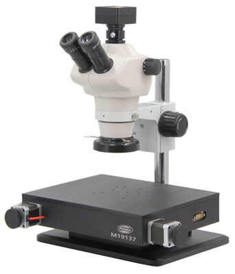 Binocular Head Zoom Body 3D Full Auto Stereo XY Mikroskop Pengukur Bermotor