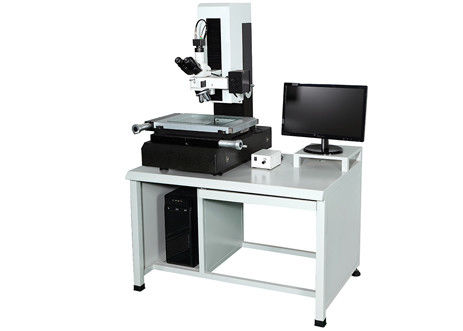 Mikroskop Metalurgi Optik Trinocular 100x100mm Mengukur Lensa Mata HD