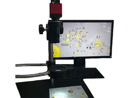 Definisi Tinggi 14X 180X 1080P HDMI Optical Digital Microscope Mengukur