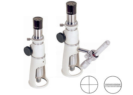 PL10X WD 7mm Mikroskop Metalurgi Optik 100X Mikroskop Pengukur Portabel