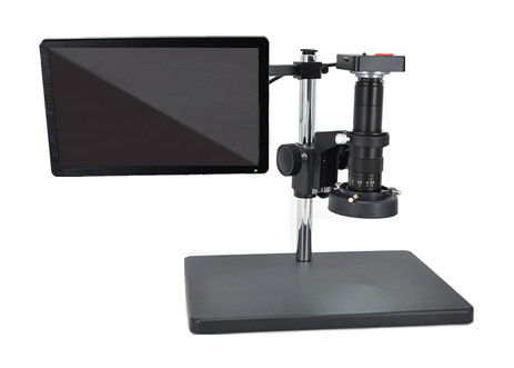 Kamera Mikroskop Digital Optik Mengukur PCB Solder 10X-180X C-Mount Lens