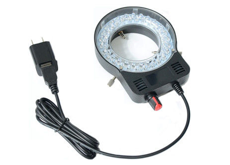 Cincin Cahaya Mikroskop Kecerahan Tinggi yang Dapat Disesuaikan 4-6W SMD Led Ring Lamps