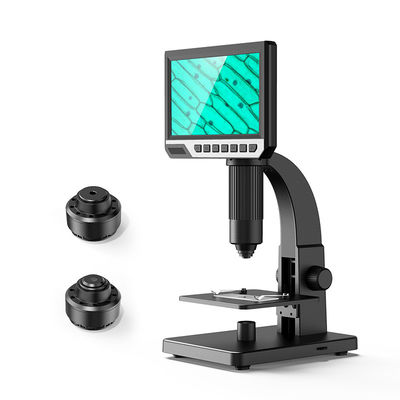 Layar IPS 7 Inch Mikroskop Digital Optik 2000X Mikroskop Layar Lcd Elektronik