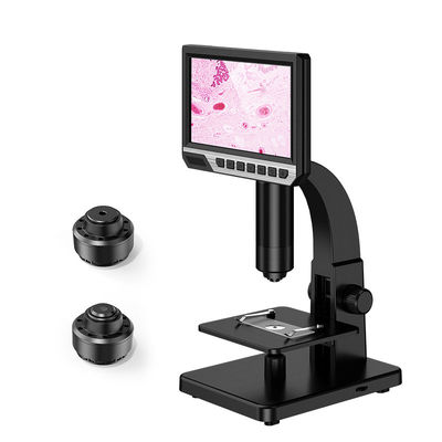 Layar IPS 7 Inch Mikroskop Digital Optik 2000X Mikroskop Layar Lcd Elektronik