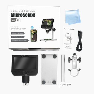 Sucker Bracket 1080P 1000X Genggam Portabel Wifi Digital Mikroskop Untuk Ipad IPhone Android Komputer