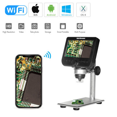 Sucker Bracket 1080P 1000X Genggam Portabel Wifi Digital Mikroskop Untuk Ipad IPhone Android Komputer