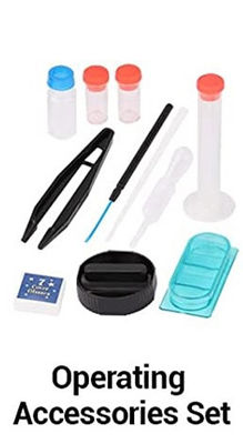 Bermata Drawtube Siswa Biological Microscope Elementary Biological 2X Lens