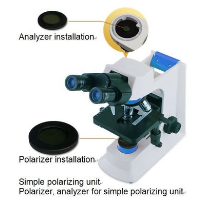 Dark Field Polarizing Lab Biological Microscope ODM Dengan Lensa Mata 20mm
