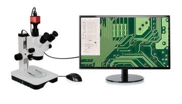 Aksesoris Mikroskop Kamera Digital HDMI 2M Tampilan Crosshair