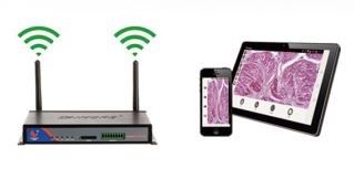 60FPS WiFi transfer Mikroskop Kamera Digital 4 Grup Tampilan Crosshair