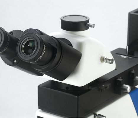 50X 1000X Teropong Mikroskop Metalurgi Optik Tinocular Medan Gelap Terang