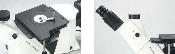 50X 1000X Mikroskop Metalurgi Terbalik Pengamatan Polarisasi Medan Gelap