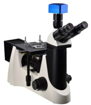 Mikroskop Metalurgi Terbalik 50X-1000X Dilengkapi Dengan Filter Polarisasi Kuning Biru Hijau