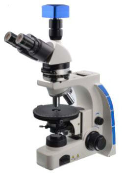 Mikroskop Polarisasi Optik Teropong Trinocular 40X 800X Polarizing