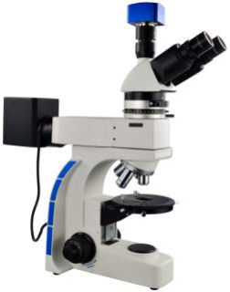 Mikroskop Polarisasi Optik Teropong Trinocular 40X 800X Polarizing