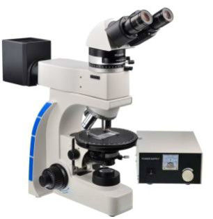 Mikroskop Polarisasi Optik Teropong Trinocular 40X 800X Polarizing