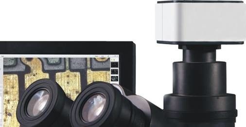 Kamera Mikroskop Digital Pixel 5M USB 2.0 Maksimum Kecepatan Bingkai 22FPS