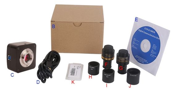 C Mount Microscope Usb 3.0 Cmos Kamera Perangkat Keras Resolusi Pipa Video ISP