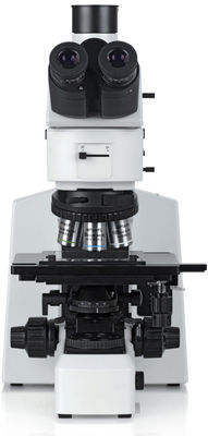 Kamera Optik Mikroskop Bidang Gelap Trinocular 50X Objective DIC Metallurgical