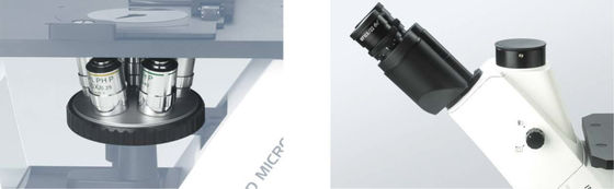 40X-400X Mikroskop Optik Terbalik WF10X 22mm Untuk Pengamatan Dan Budidaya Sel