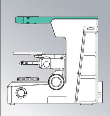 Laboratorium Medis Trinocular Mikroskop Biologis Para Celular 180 X 155mm Putih