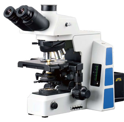Laboratorium Medis Trinocular Mikroskop Biologis Para Celular 180 X 155mm Putih